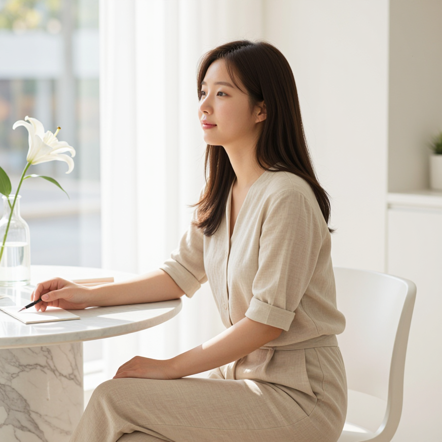 햇살 가득한 스튜디오