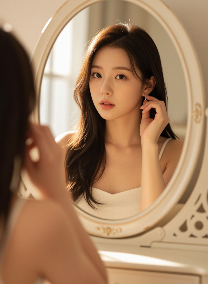 조명 아래의 순간