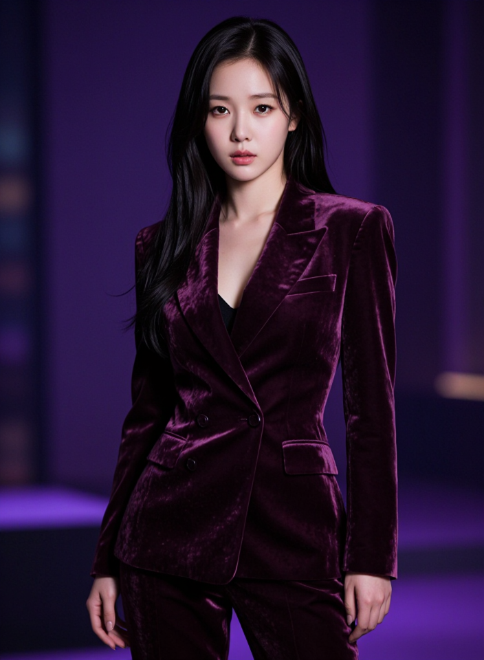 보랏빛 밤의 조각